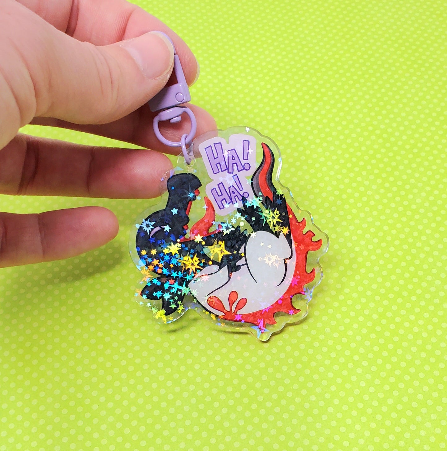 Salandit 2.5" Holo Acrylic Keychain