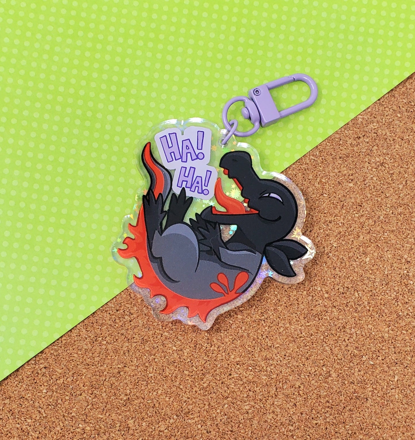 Salandit 2.5" Holo Acrylic Keychain