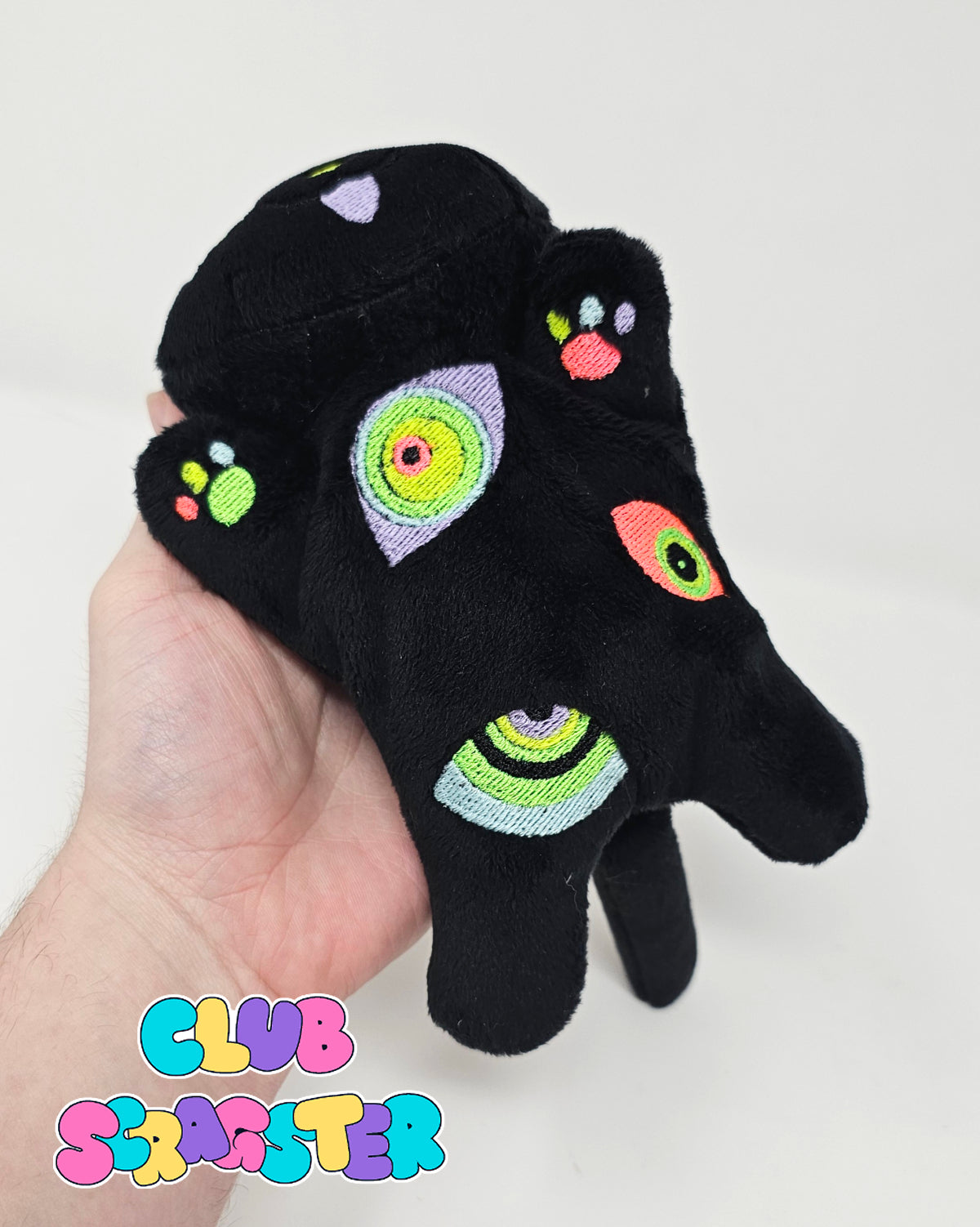 Handmade Abstraction Kitty Beanie Plush MADE TO ORDER