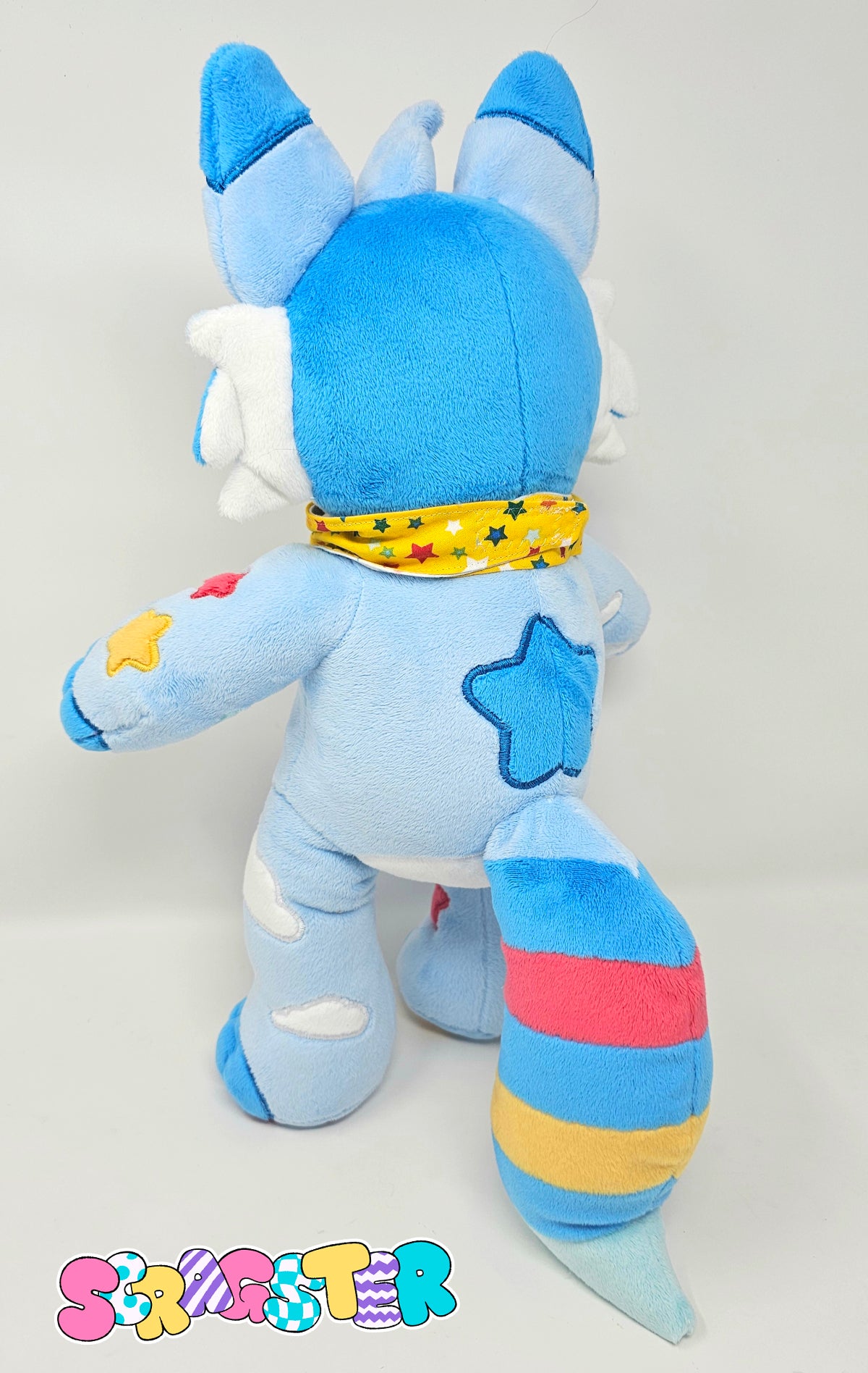 Handmade Cloudy Raccoon Teddy Plush Adoptable