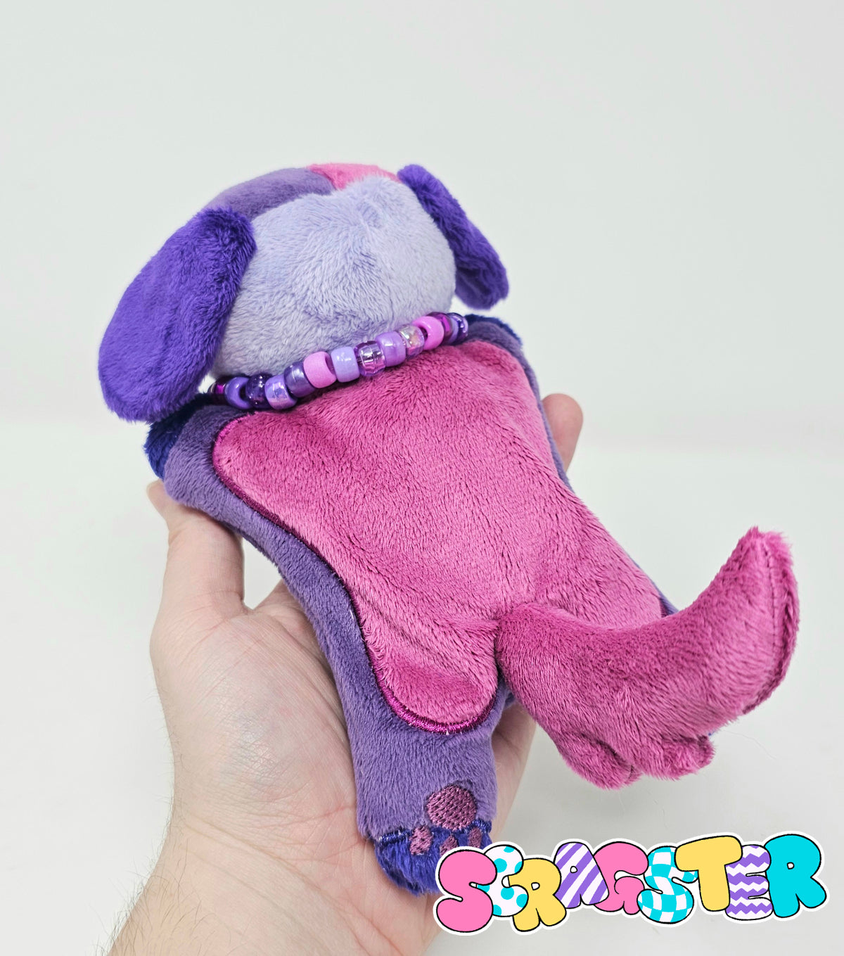 Handmade Scrap Critter Beanie Plush