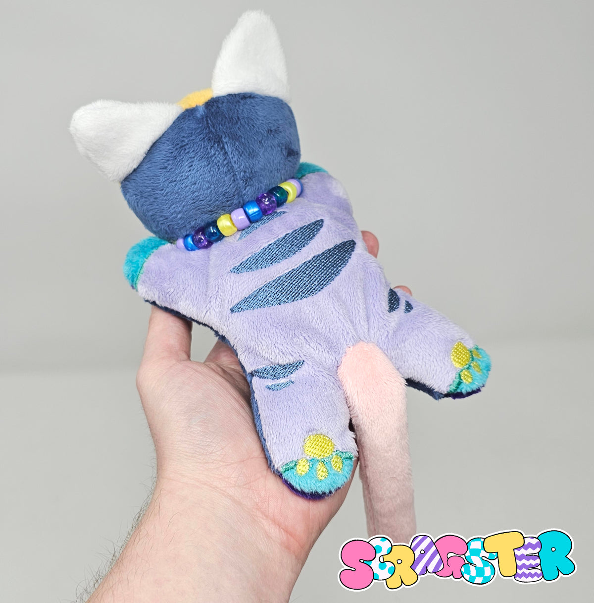 Handmade Scrap Critter Beanie Plush
