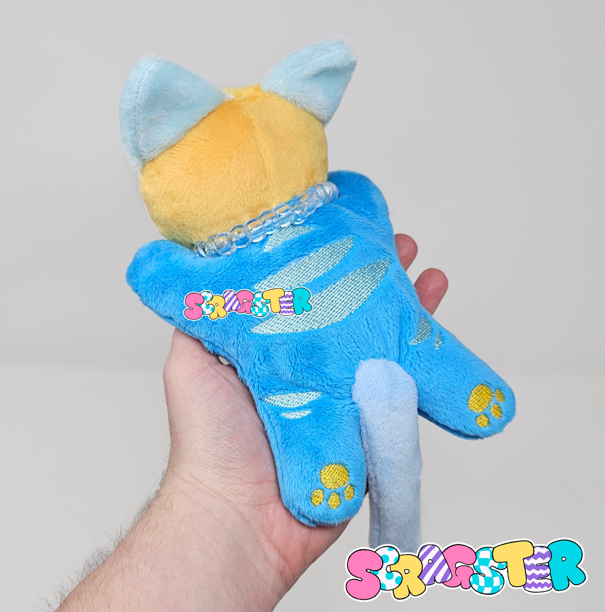 Handmade Scrap Critter Beanie Plush