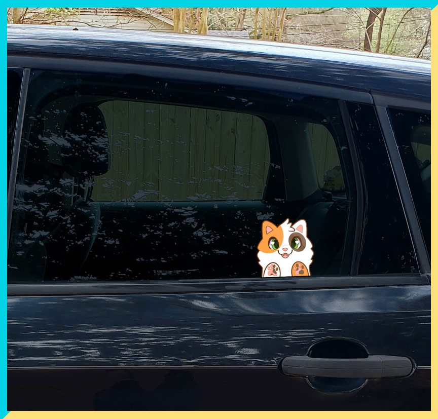 Peeker Sticker Anime