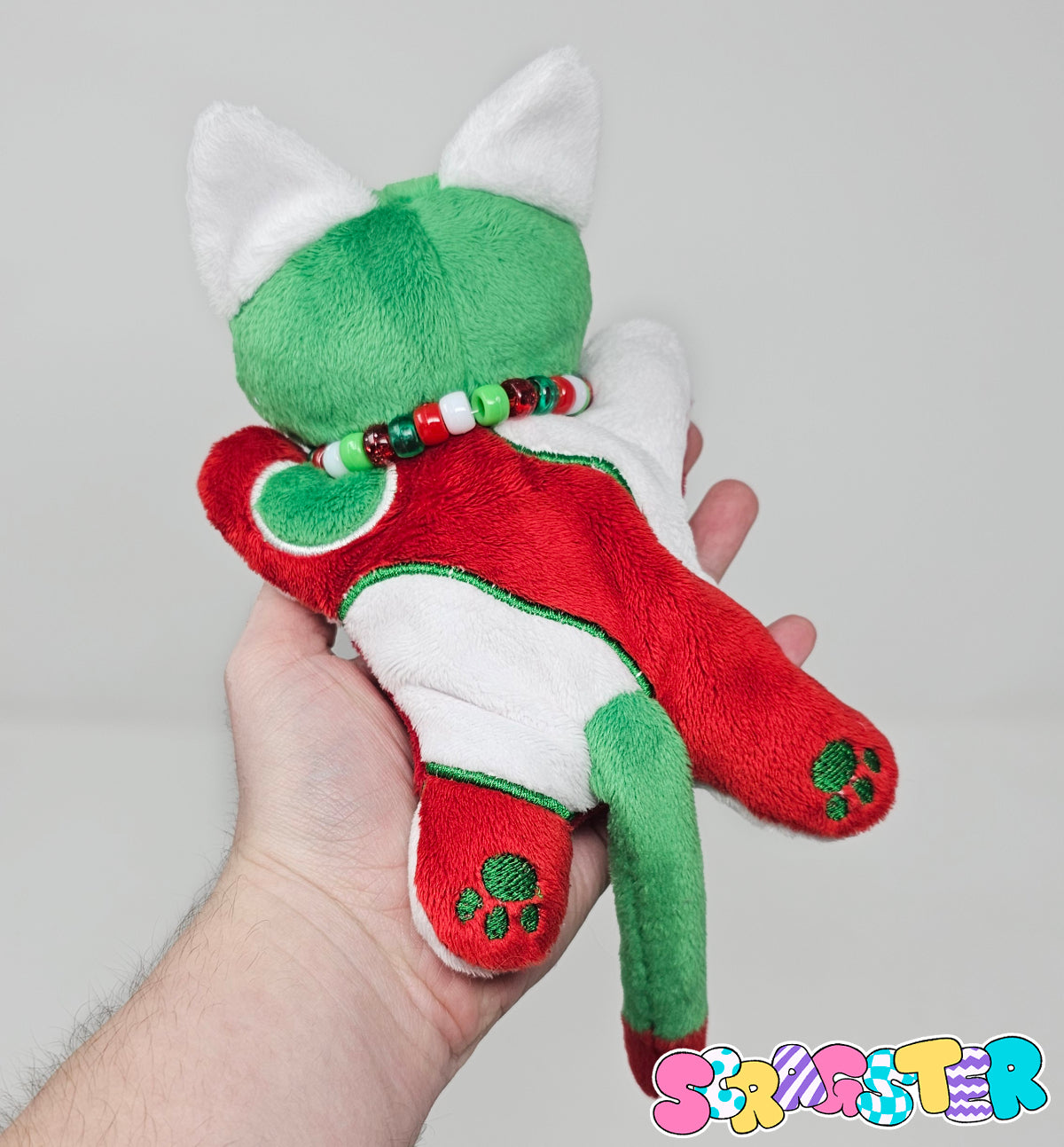 Handmade Scrap Critter Beanie Plush