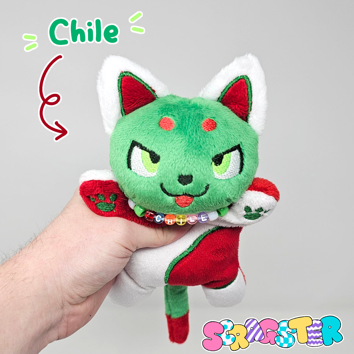 Handmade Scrap Critter Beanie Plush
