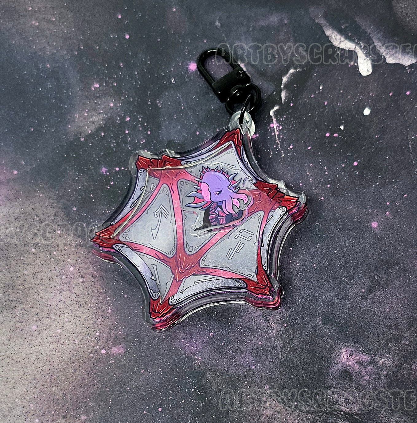 Mysterious Artefact Emperor 3" Acrylic Shaker Keychain