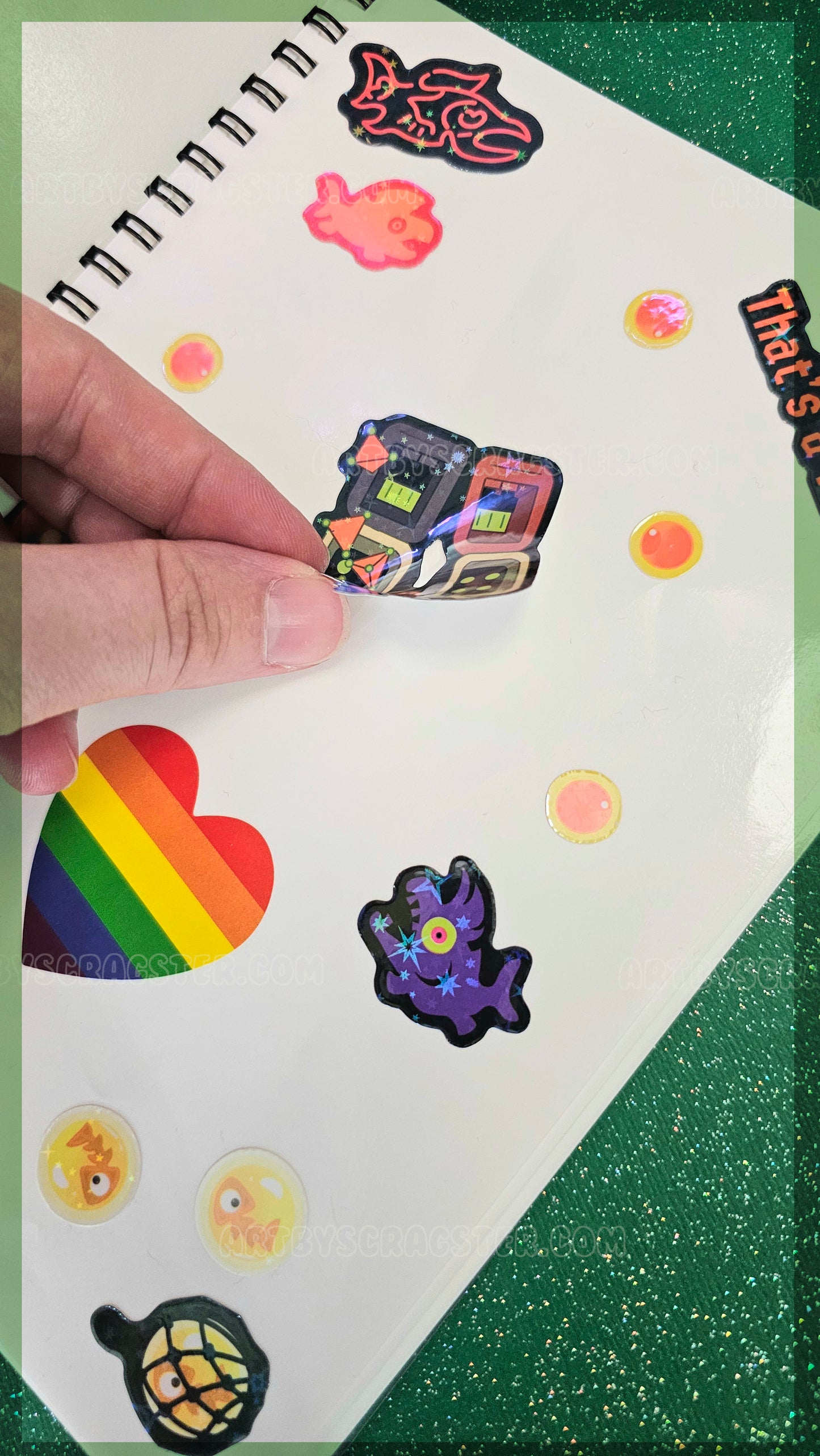 Splatoon Grizzco Employee Reusable Sticker Book