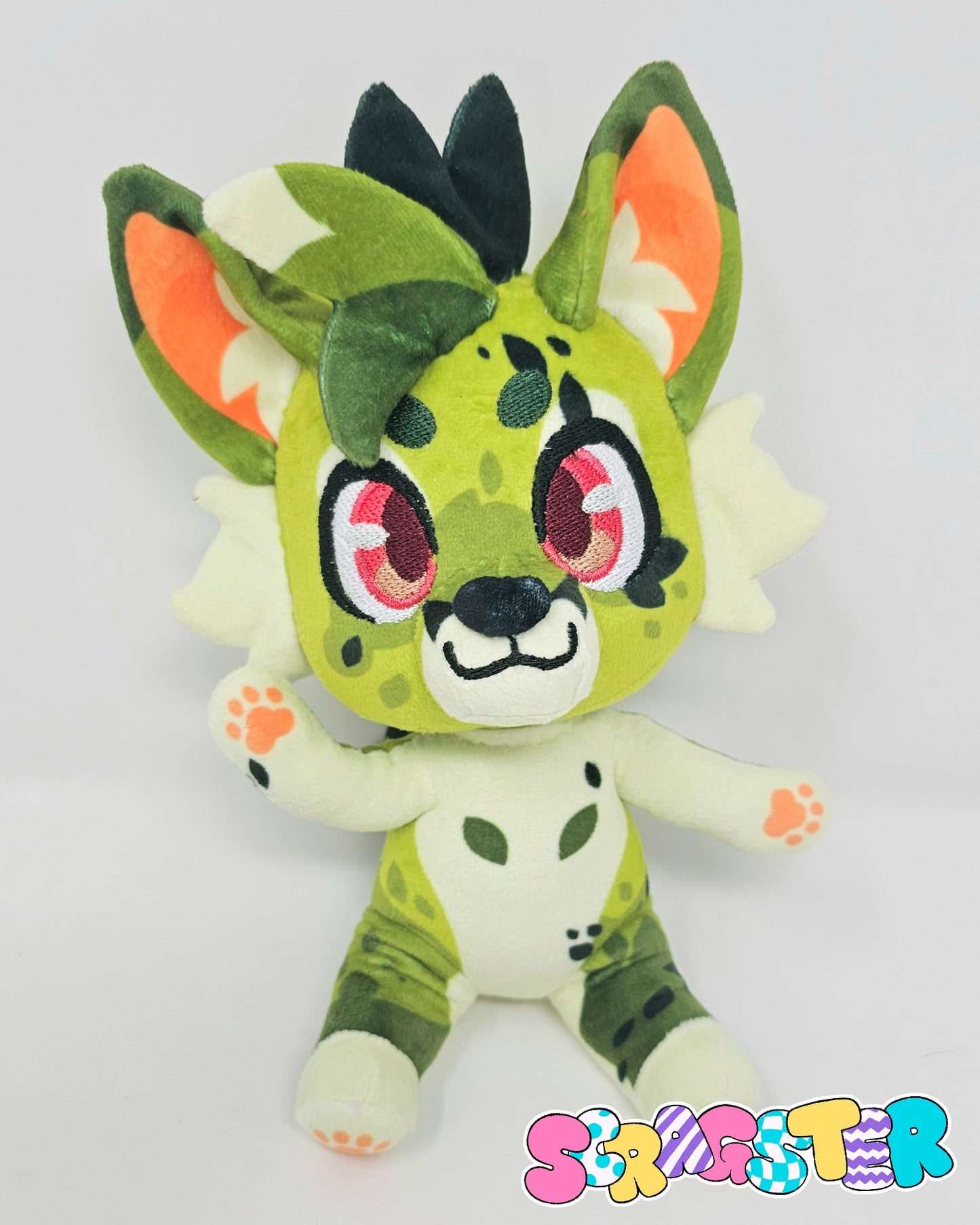Handmade Foliage Fox Pop Tot Plush Adoptable