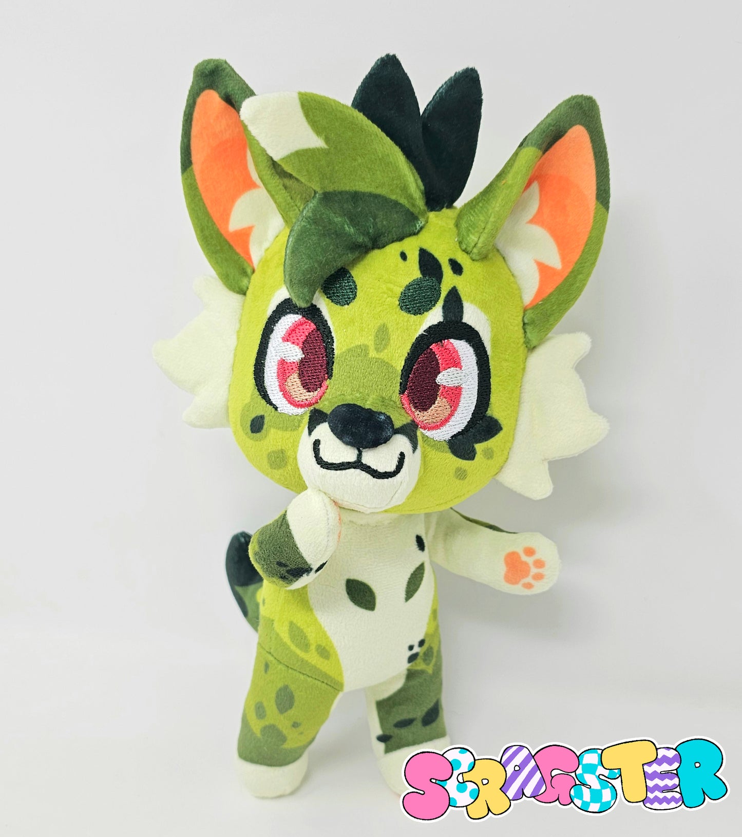 Handmade Foliage Fox Pop Tot Plush Adoptable