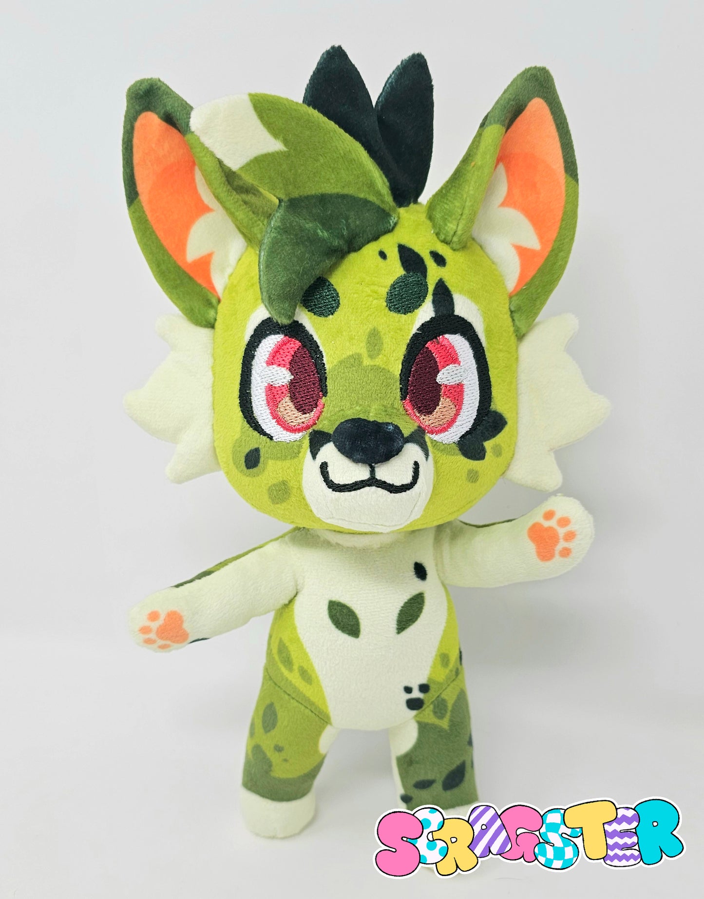 Handmade Foliage Fox Pop Tot Plush Adoptable