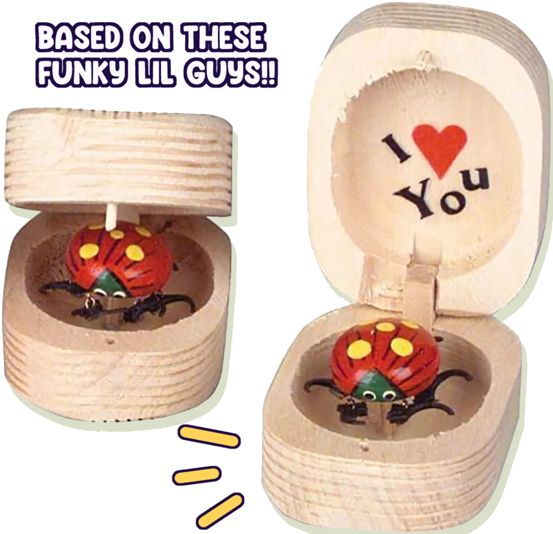 Love Bug 1.5" Hinged Enamel Pin