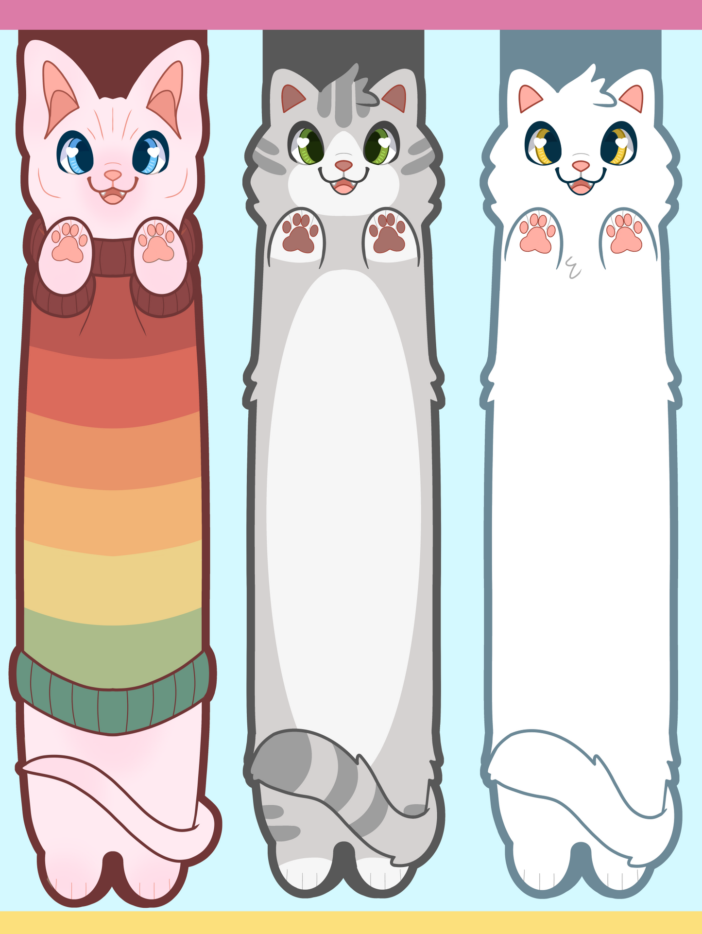 Long Kitty Pin Banners