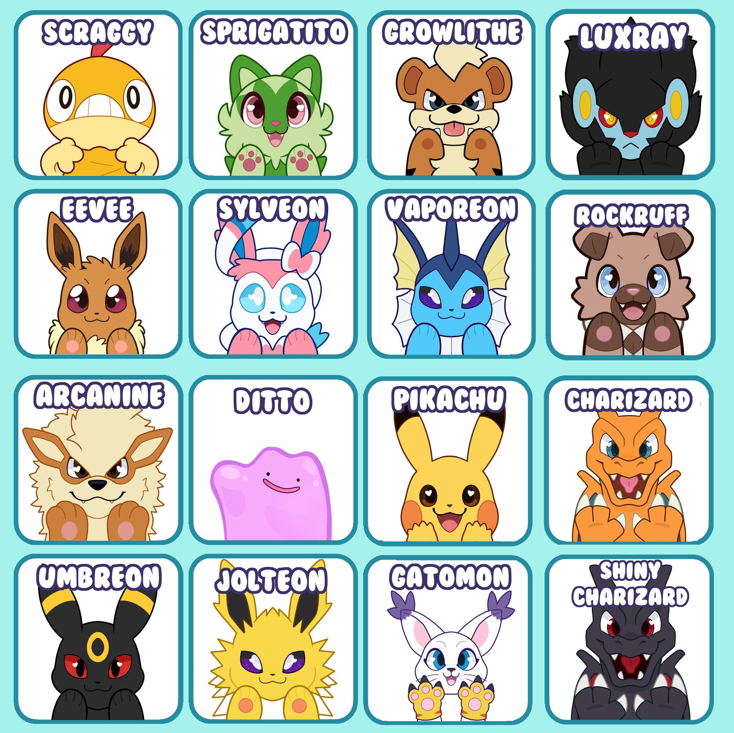 Peeker Sticker Pocket/Digital Monsters