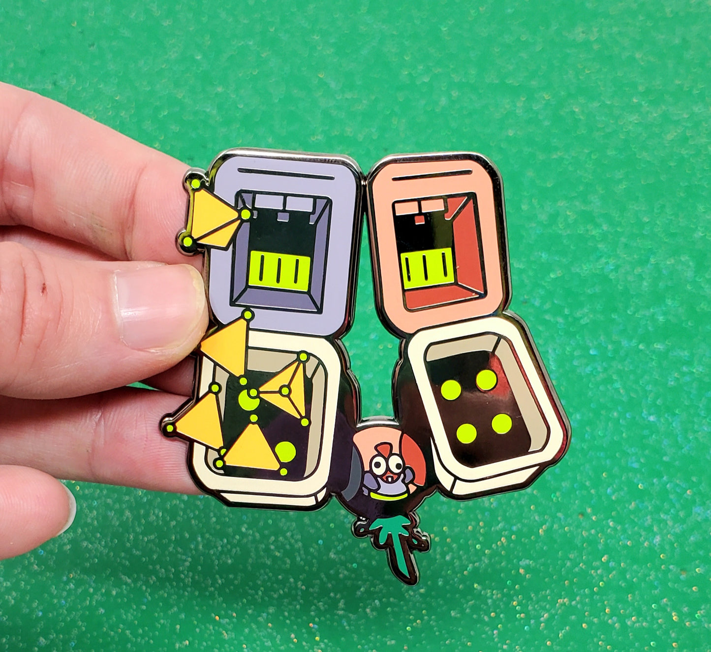 Splatoon Grizzco Salmon Run Enamel Pins