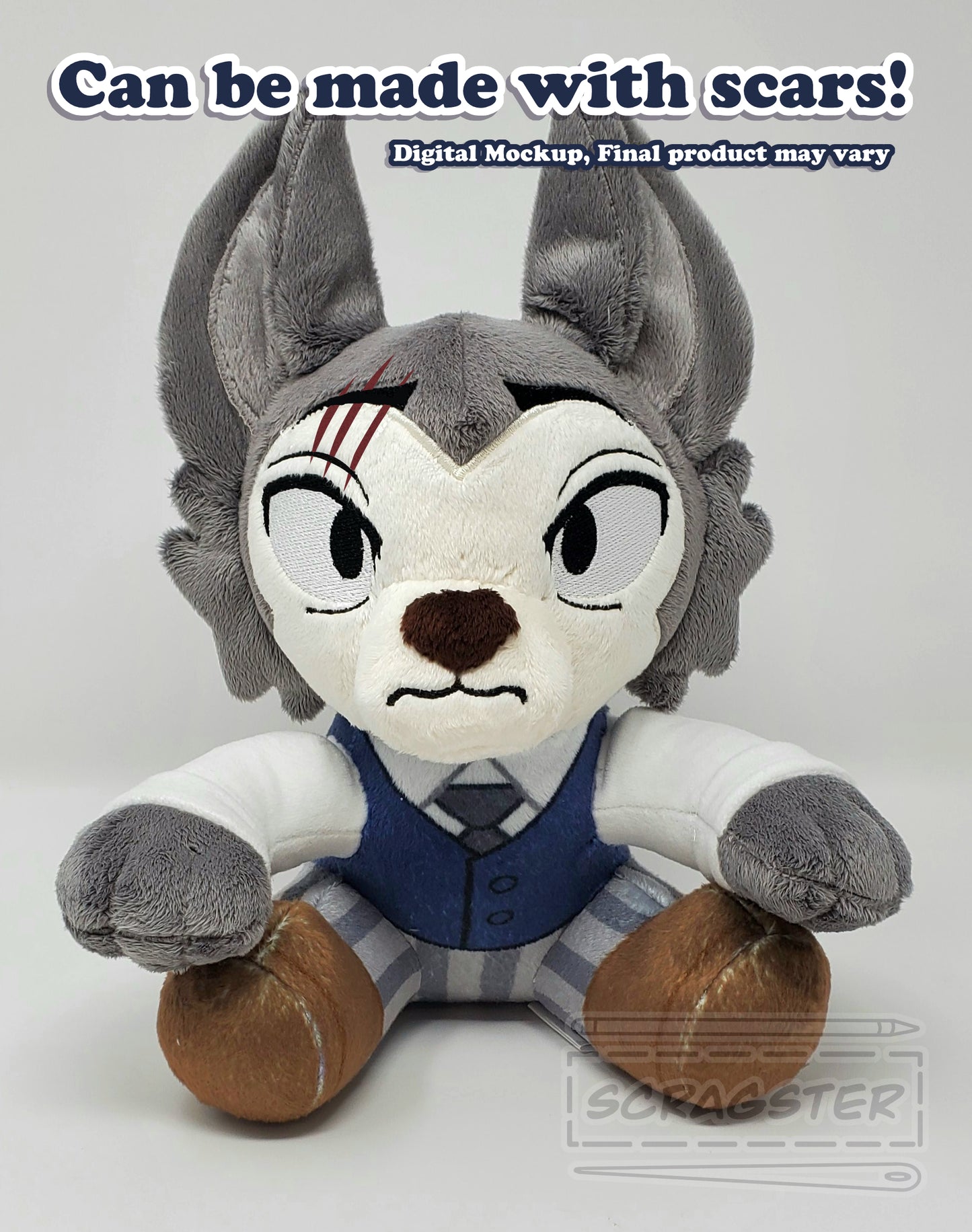 Handmade Beastars Legoshi Plush MADE TO ORDER
