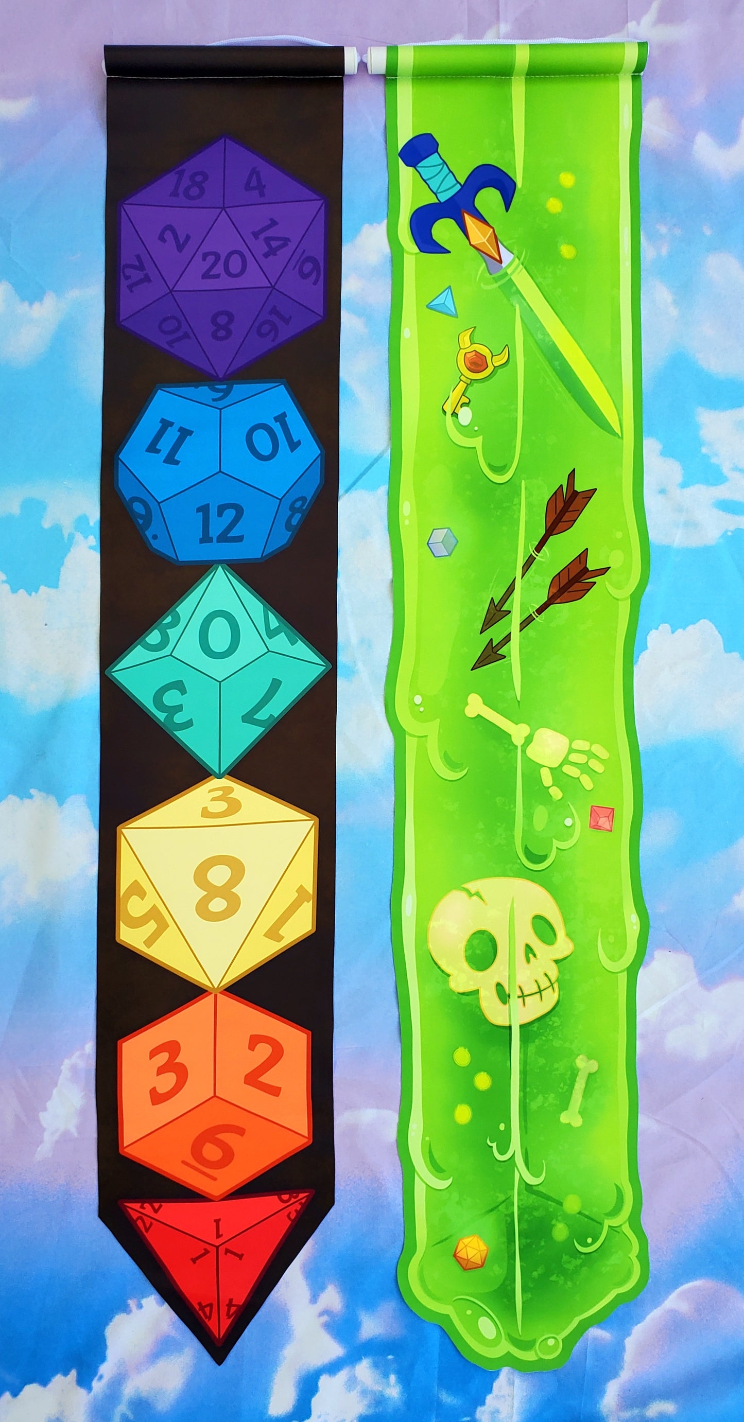 Long Pin Banners Tabletop Gaming