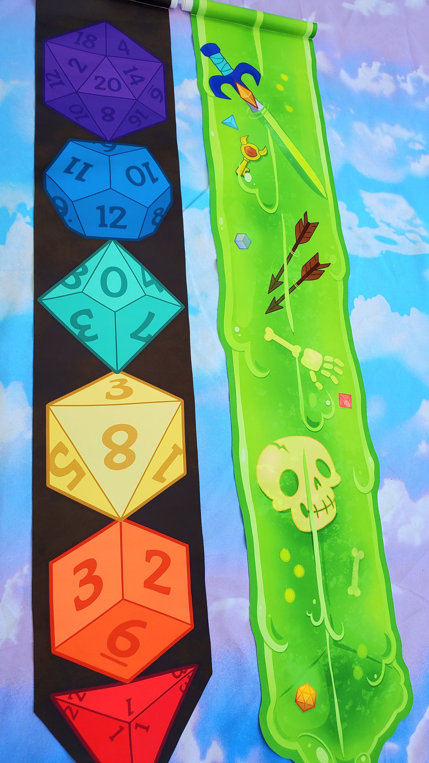 Long Pin Banners Tabletop Gaming