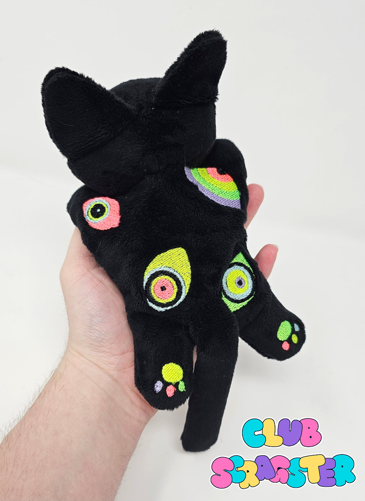 Handmade Abstraction Kitty Beanie Plush MADE TO ORDER