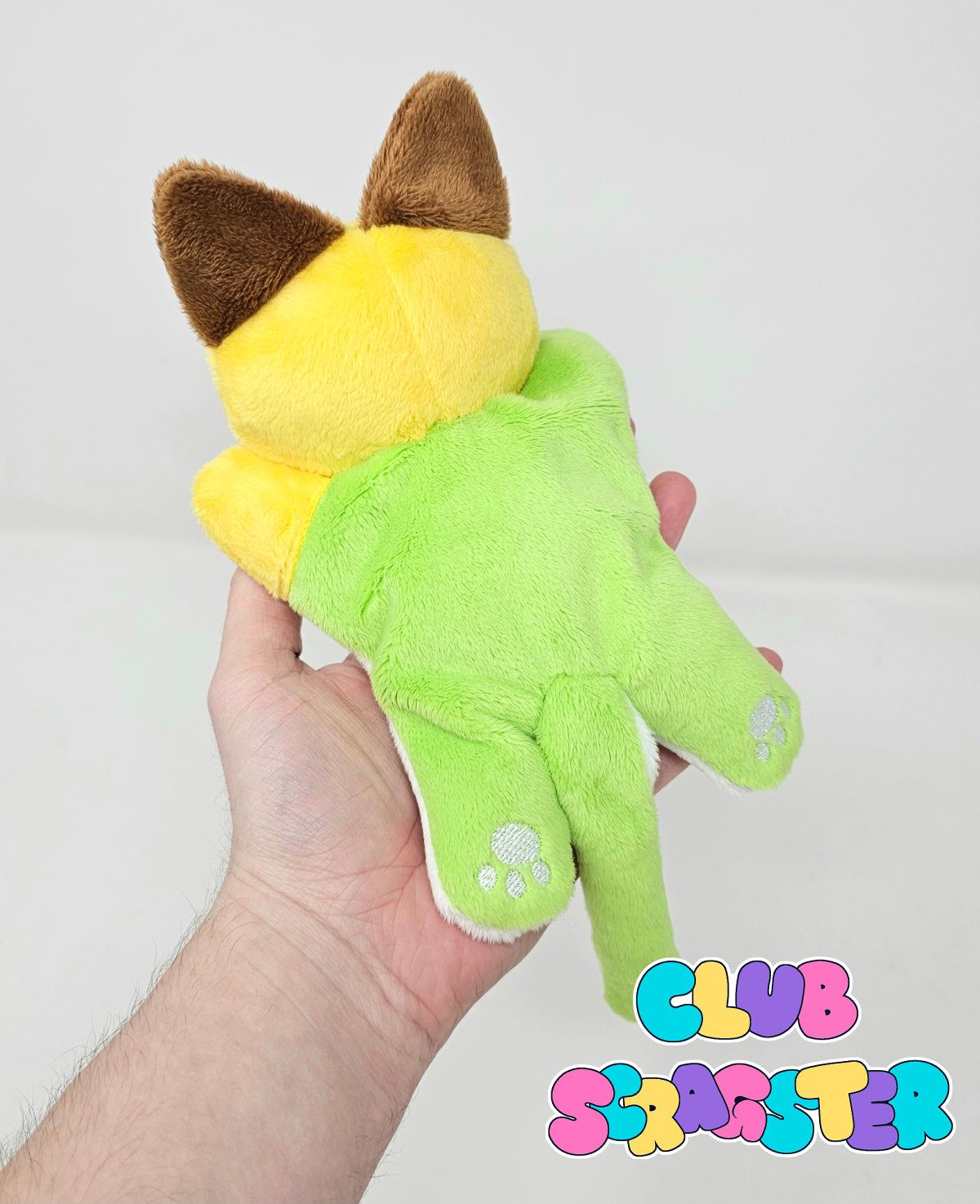 Handmade Virtual Carnival Scrap Kitty Plush