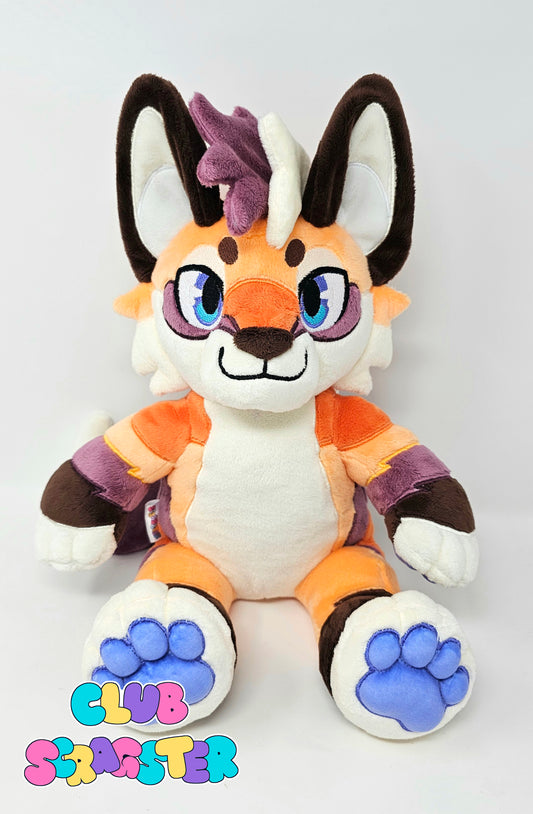 Handmade Desert Fox Teddy Plush Adoptable