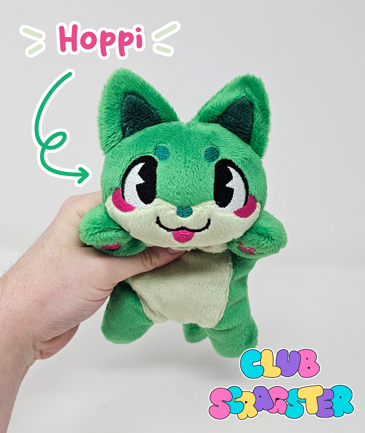 Handmade Virtual Carnival Scrap Kitty Plush