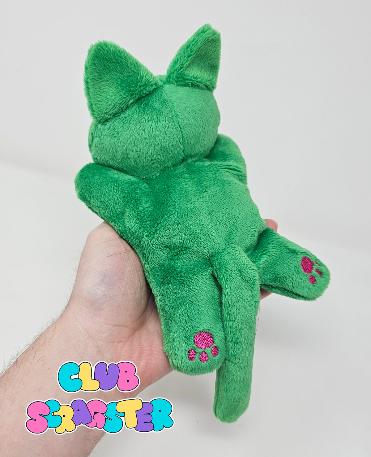 Handmade Virtual Carnival Scrap Kitty Plush