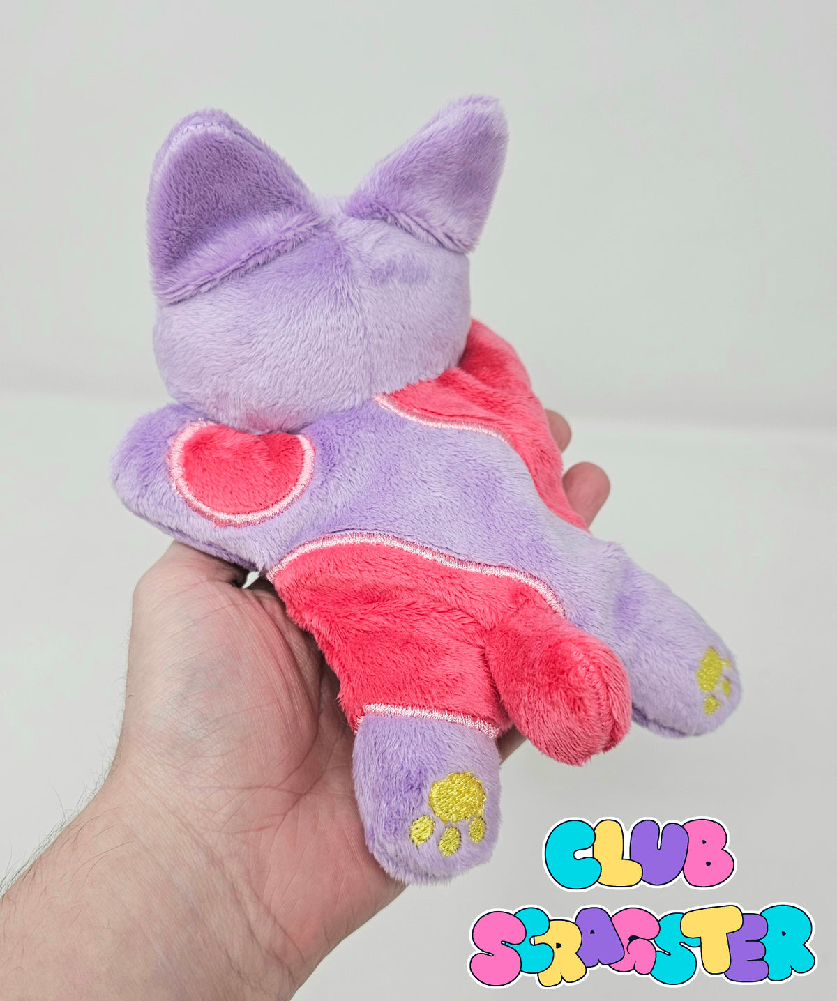 Handmade Virtual Carnival Scrap Kitty Plush