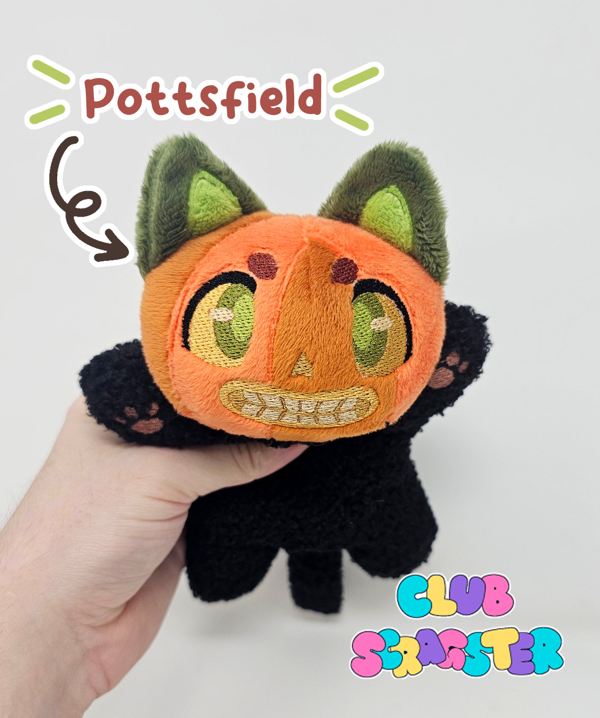 Scrap-o-Ween! Handmade Scrap Critter Beanie Plush