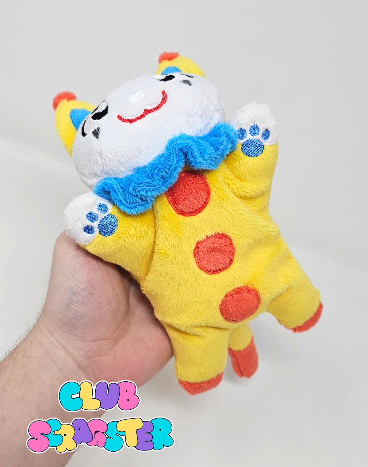 Handmade Virtual Carnival Scrap Kitty Plush