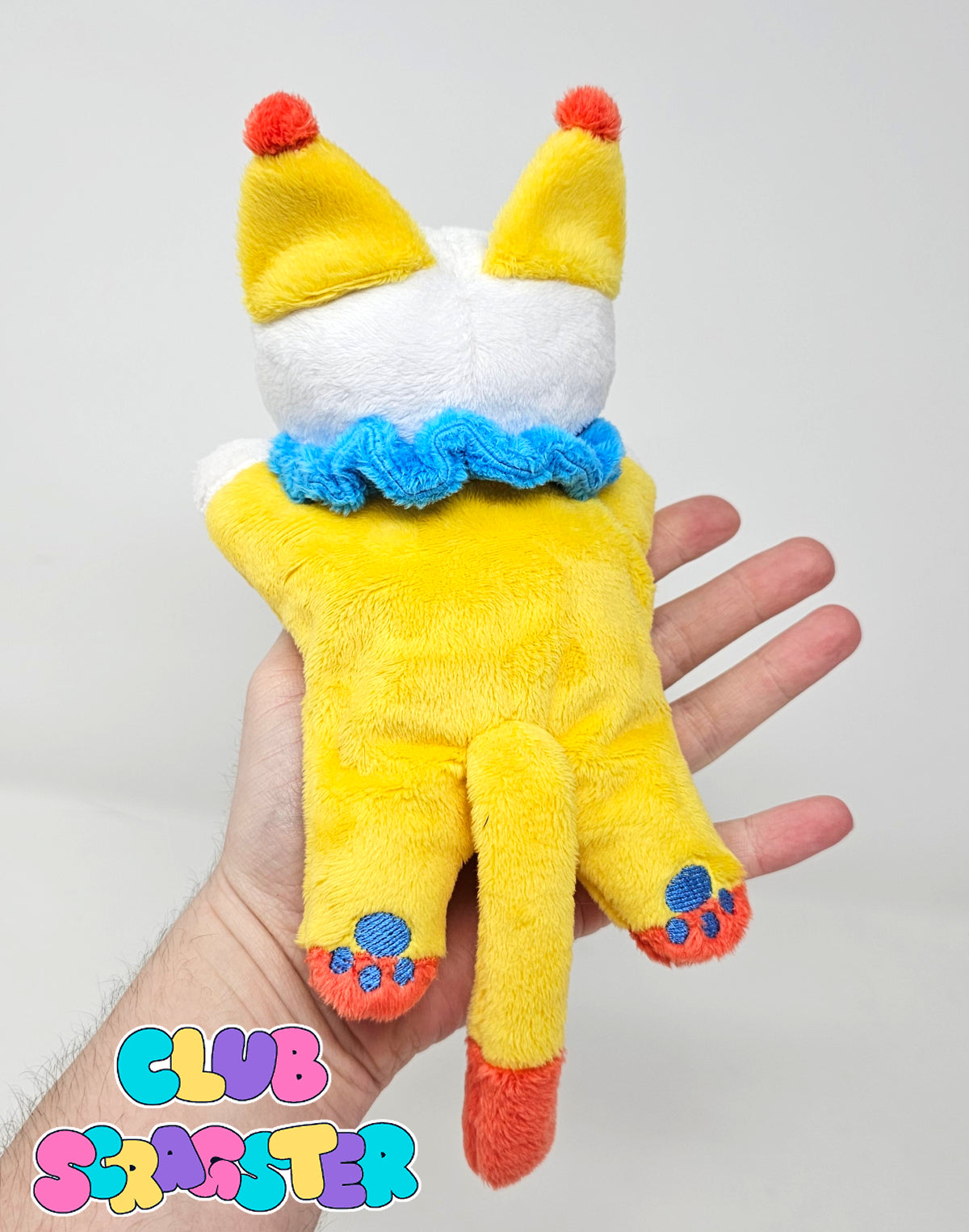 Handmade Virtual Carnival Scrap Kitty Plush