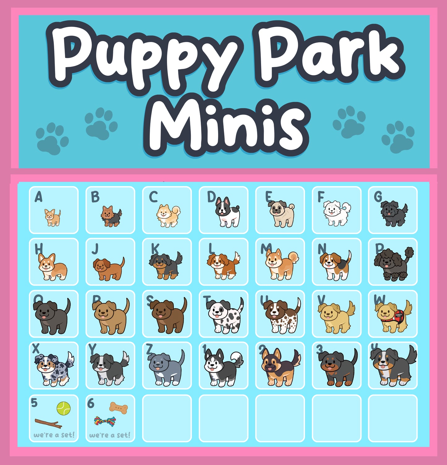 Puppy Park Customizable Shaker Keychain PREORDER