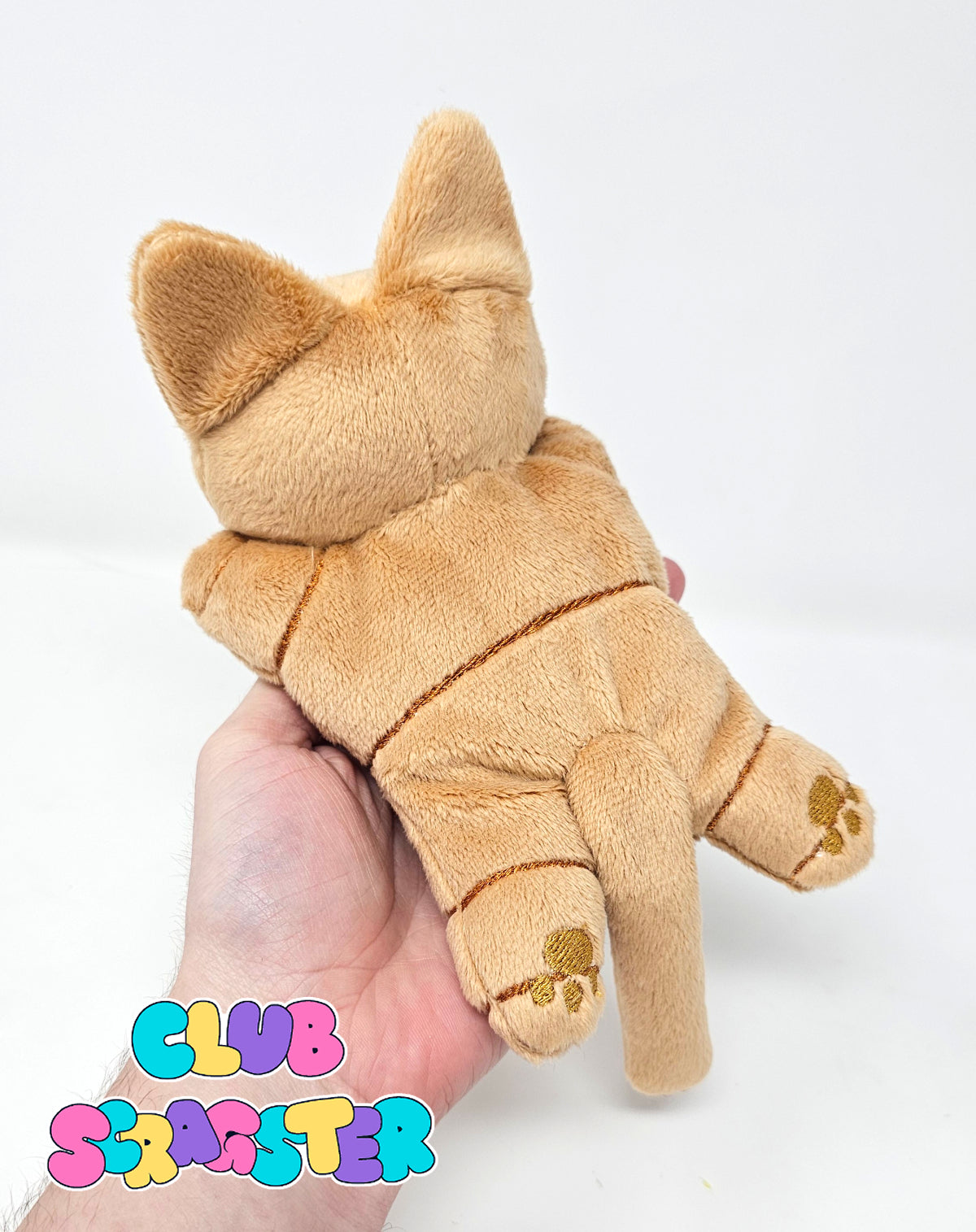 Handmade Virtual Carnival Scrap Kitty Plush