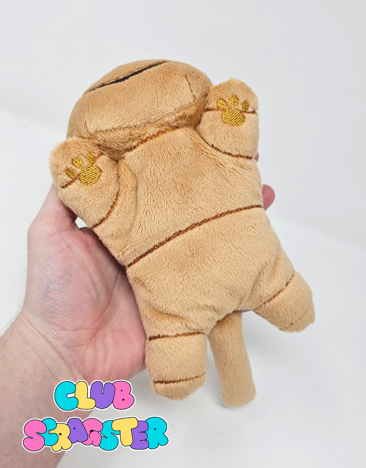 Handmade Virtual Carnival Scrap Kitty Plush