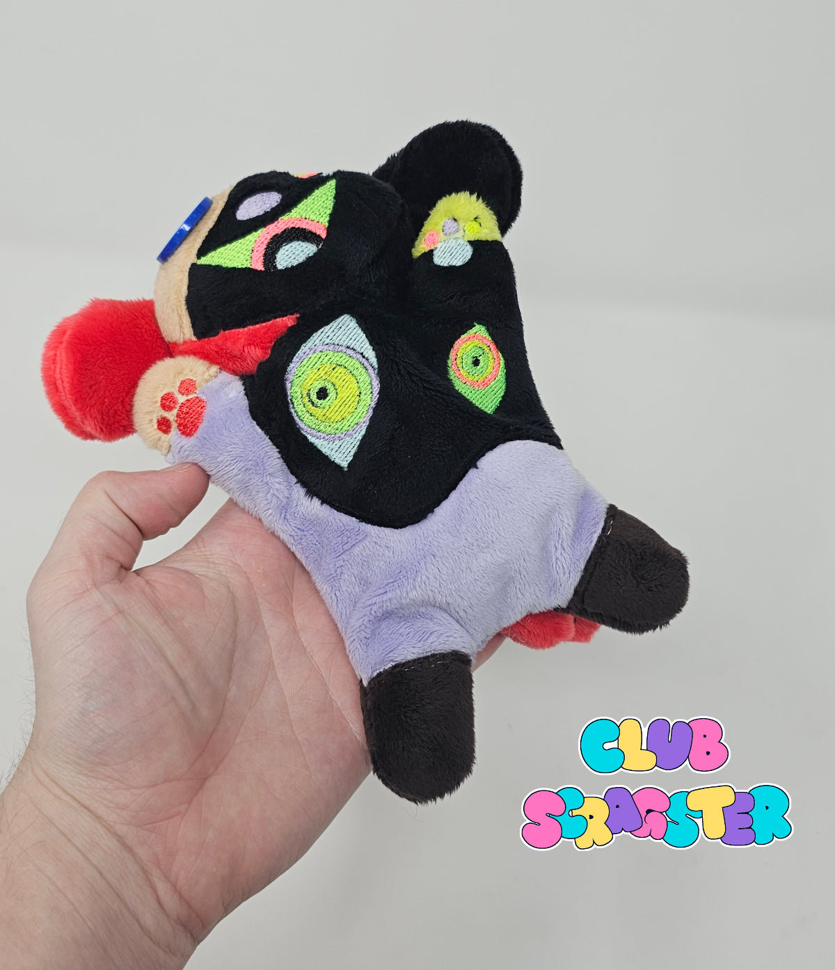 Handmade Abstraction Scrap Critter Beanie Plush MADE TO ORDER
