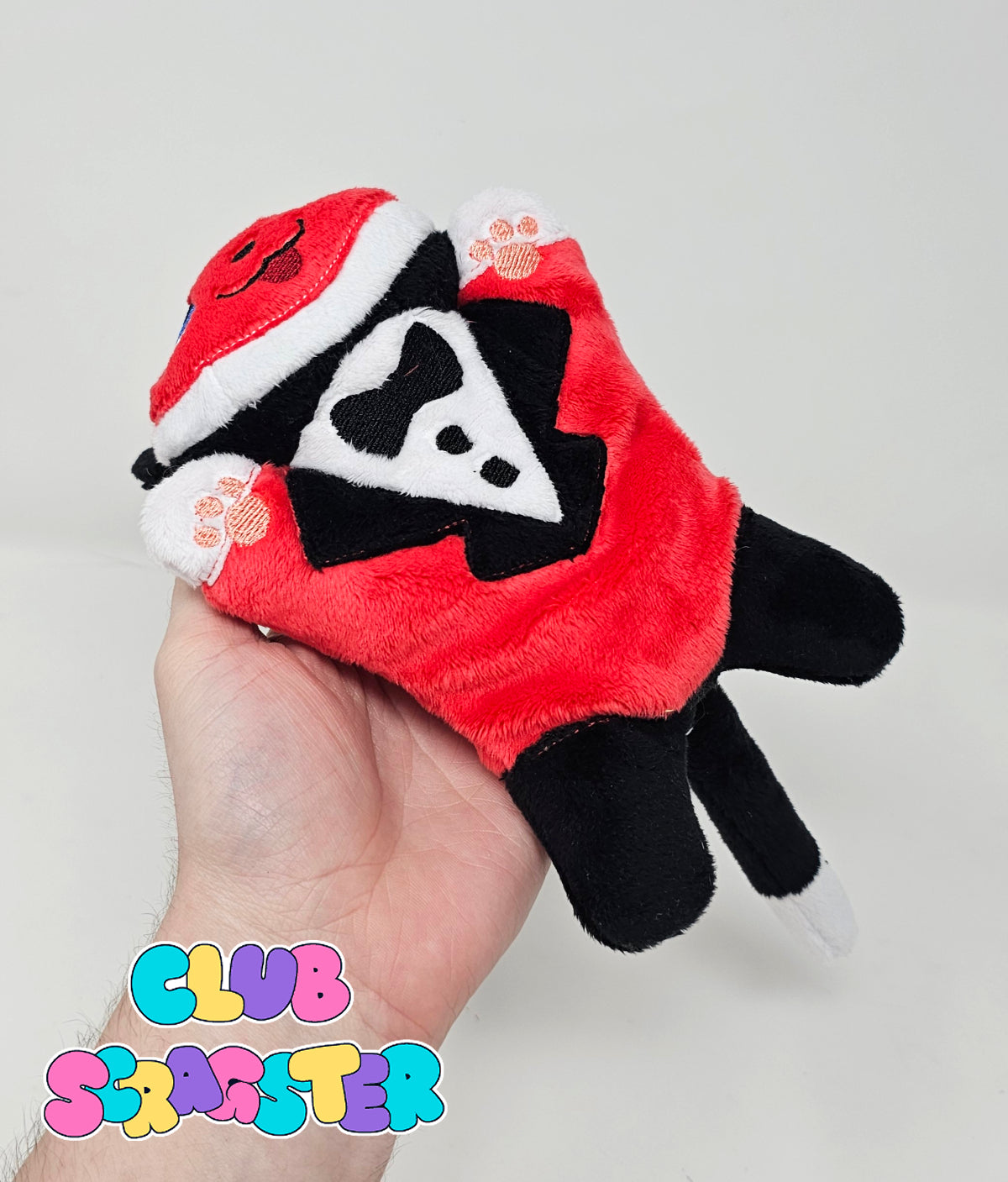 Handmade Virtual Carnival Scrap Kitty Plush