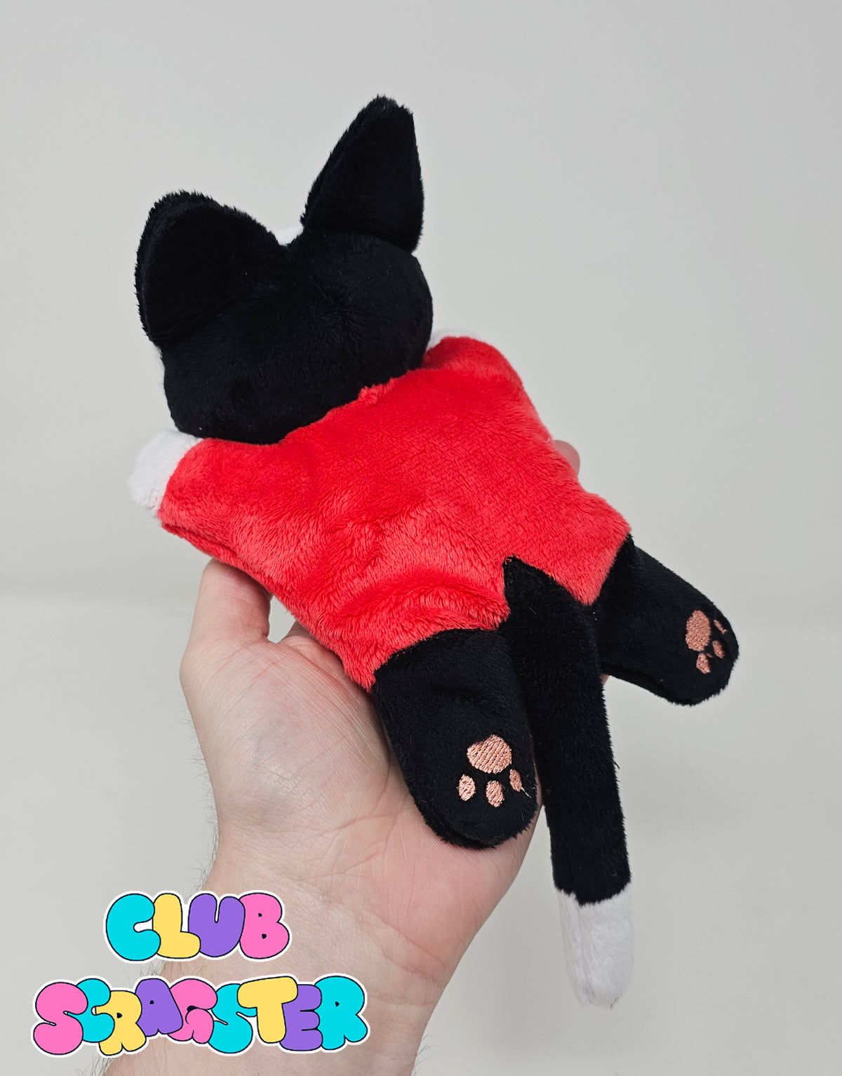 Handmade Virtual Carnival Scrap Kitty Plush