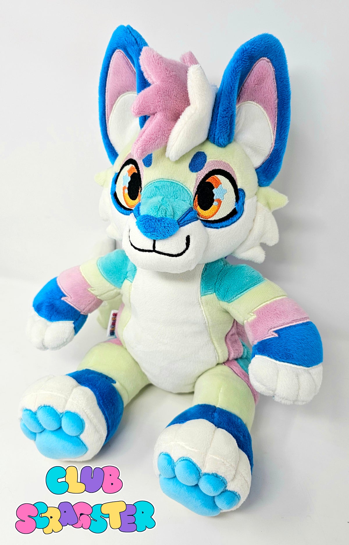 Handmade Sherbet Fox Teddy Plush Adoptable