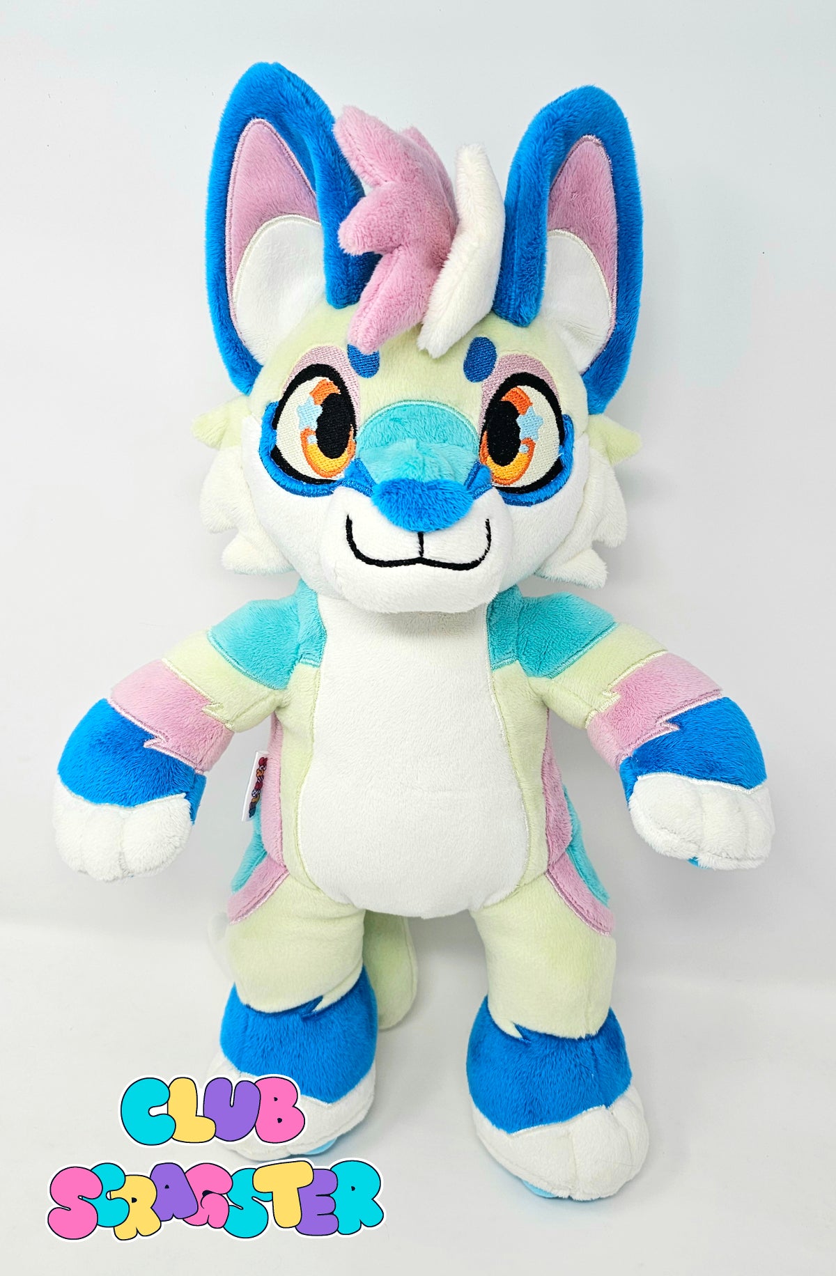 Handmade Sherbet Fox Teddy Plush Adoptable