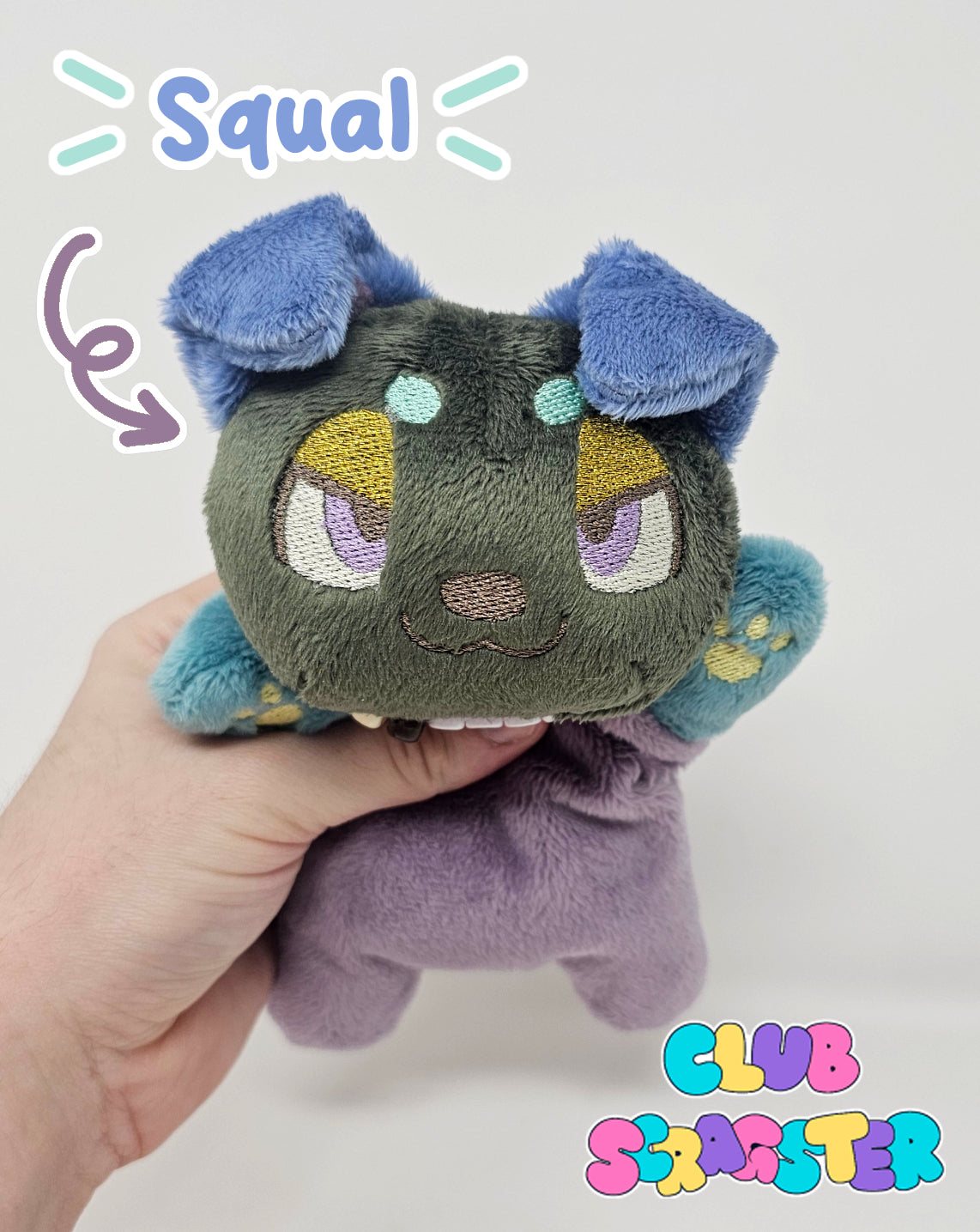 Handmade Scrap Critter Beanie Plush