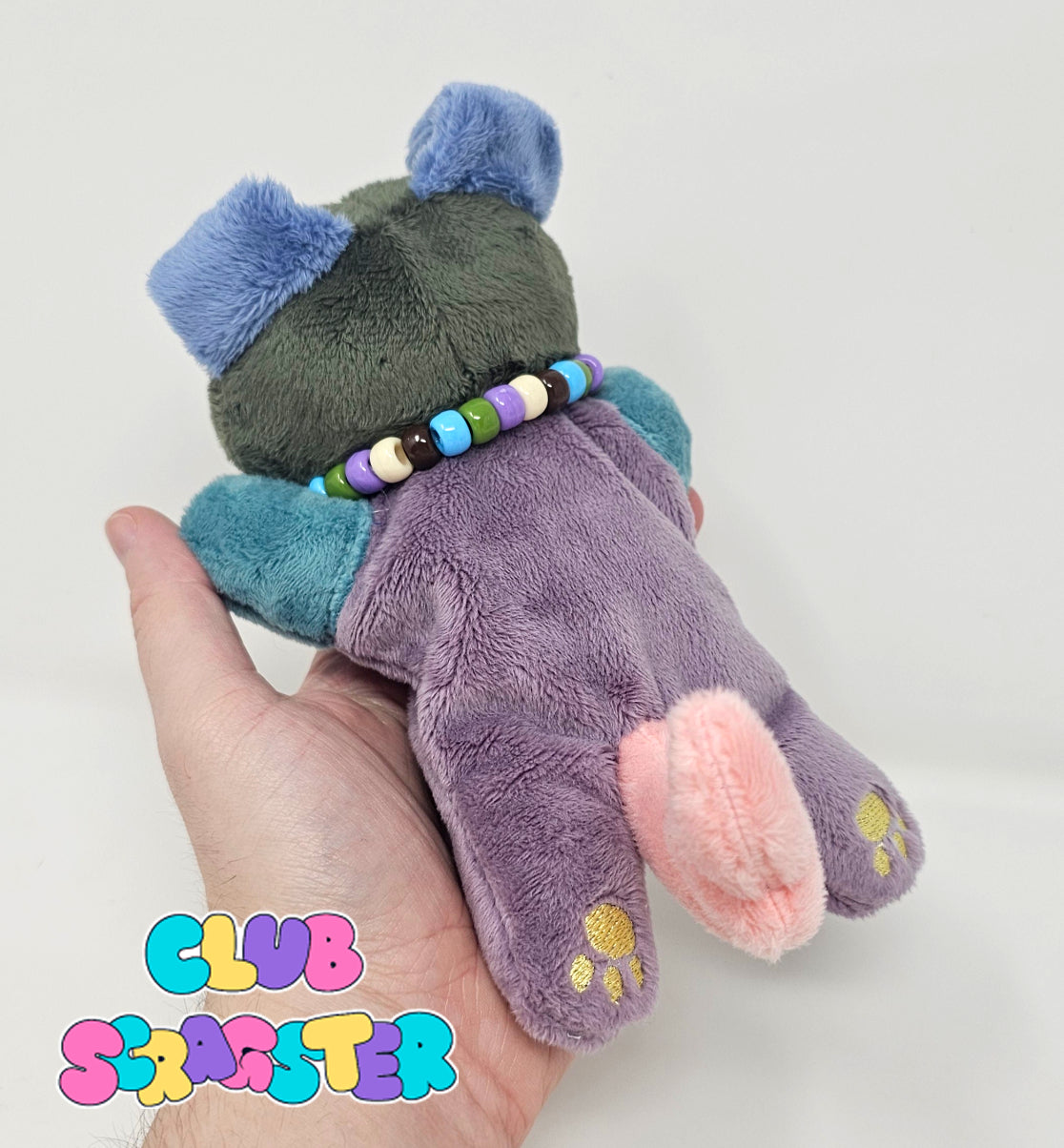 Handmade Scrap Critter Beanie Plush