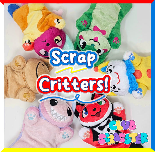 Handmade Virtual Carnival Scrap Kitty Plush