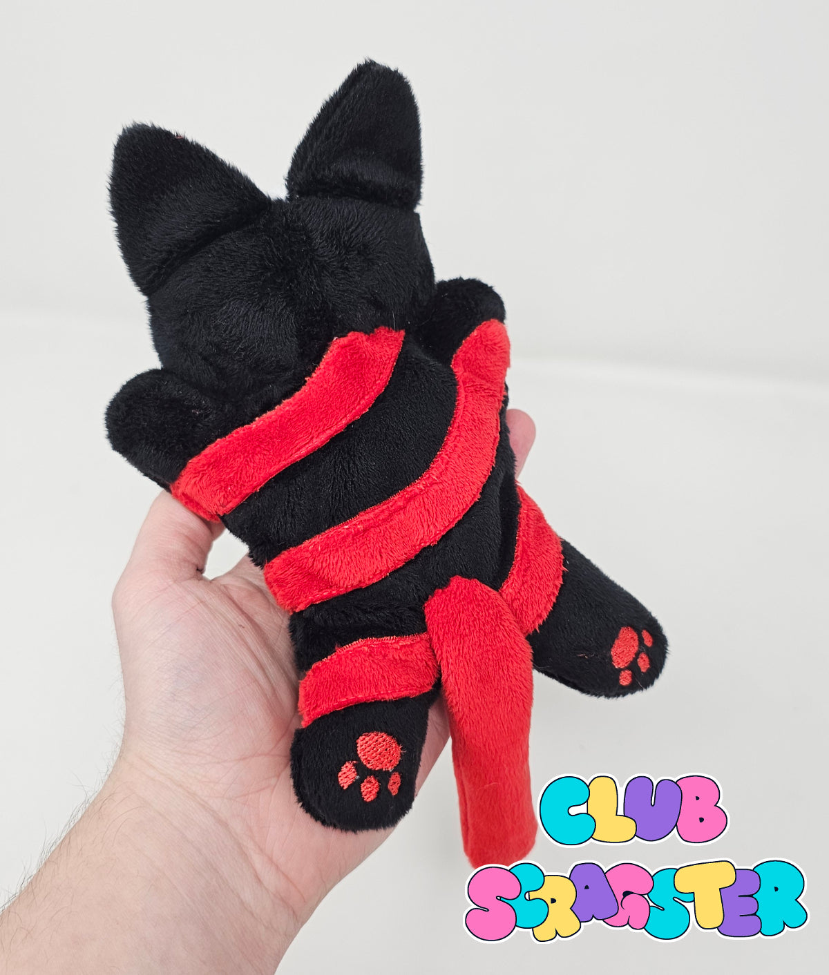 Handmade Virtual Carnival Scrap Kitty Plush