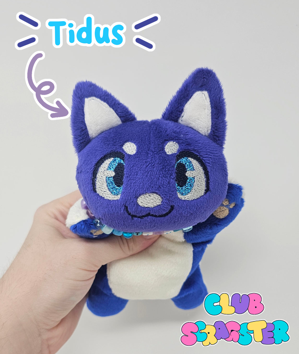 Handmade Scrap Critter Beanie Plush