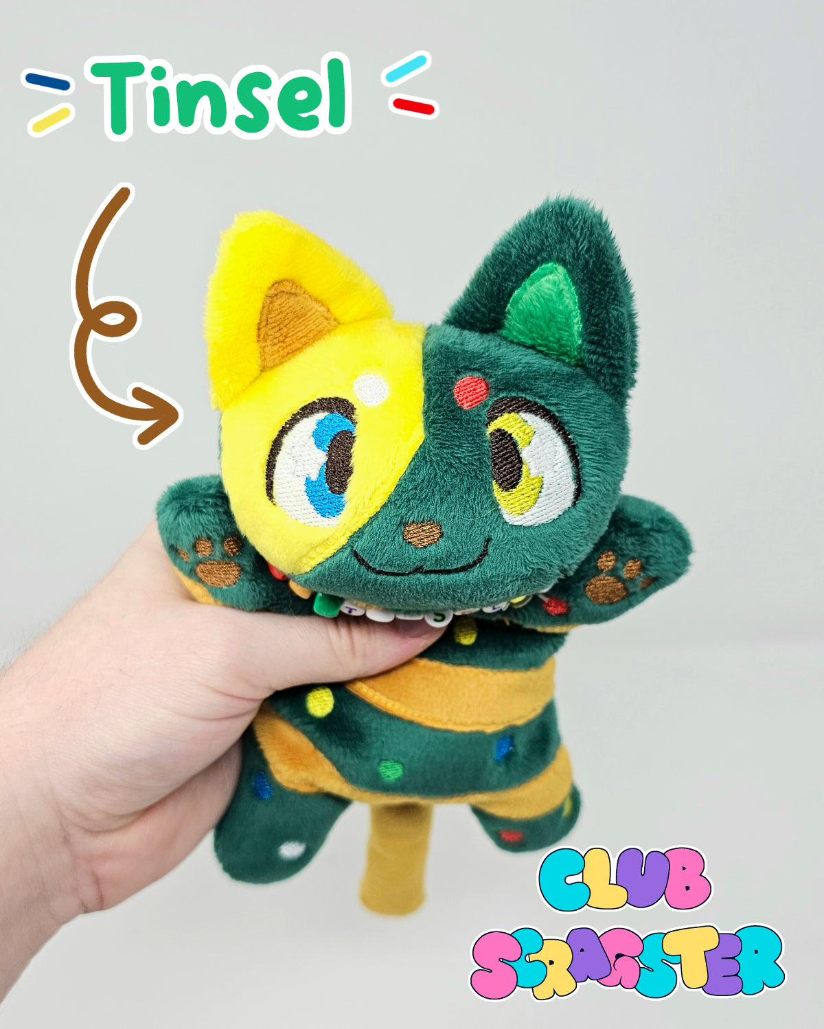 Scrapmas Day 12 - Tinsel Scrap Kitty