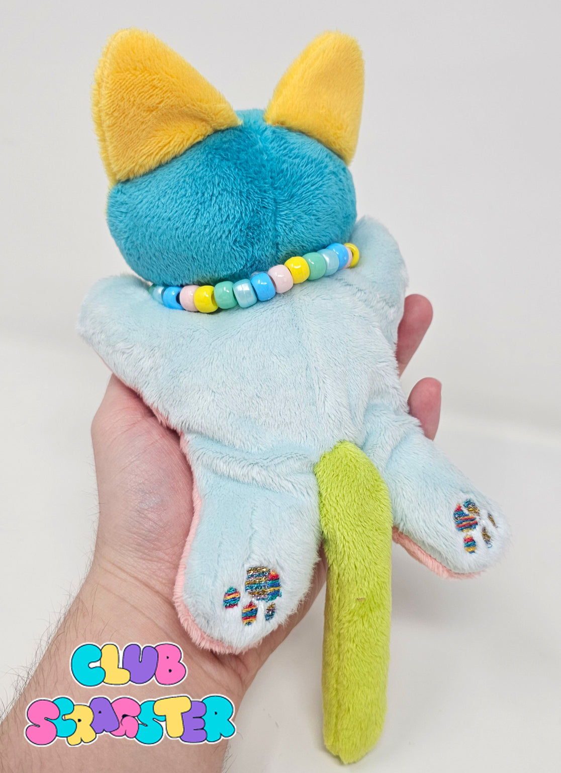 Handmade Scrap Critter Beanie Plush