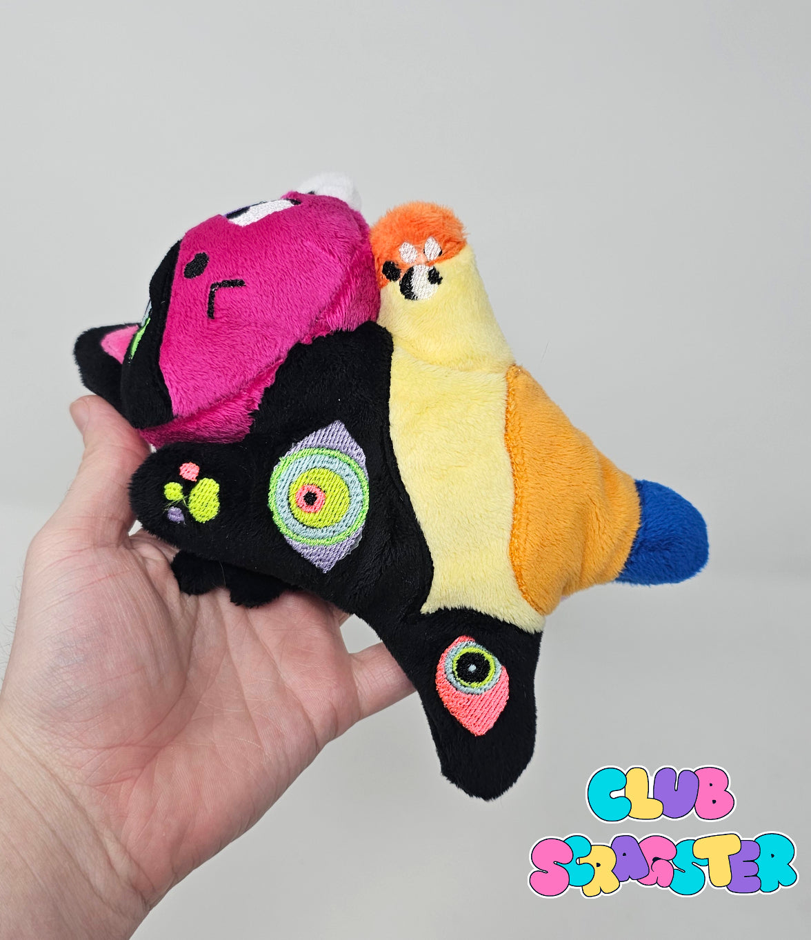 Handmade Abstraction Scrap Critter Beanie Plush MADE TO ORDER