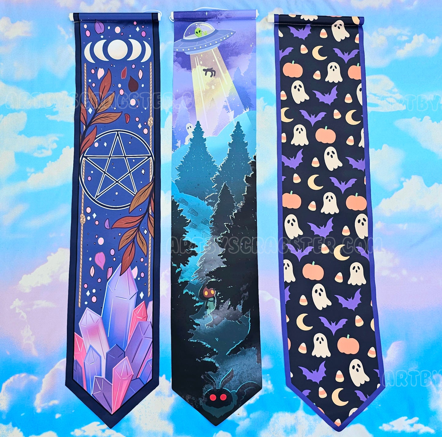 Aesthetic Pin Banners Spooky