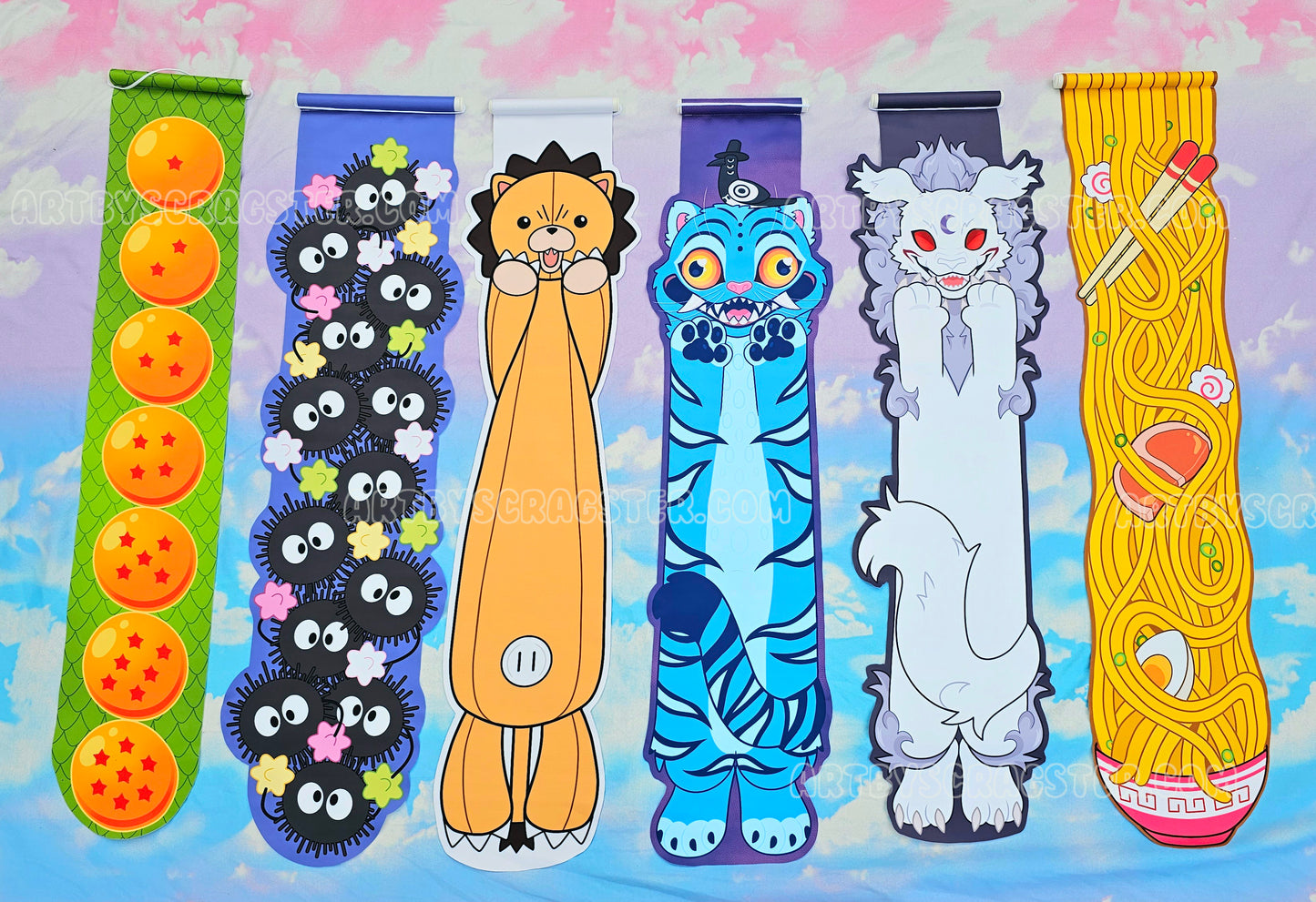 Long Pin Banners Anime