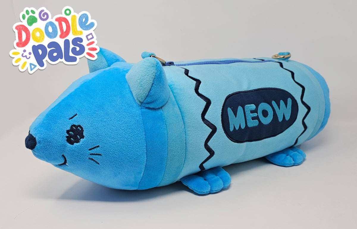 Doodle Pals Crayon Kitty Plush Bag PREORDER